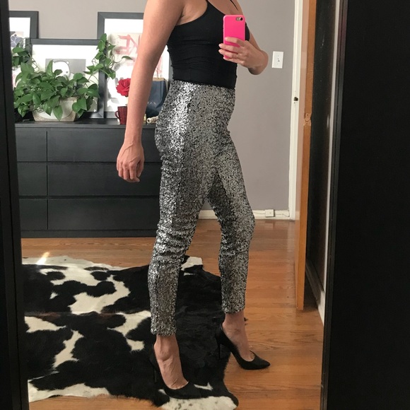 مصفوفة الإذن فناء h\u0026m glitter leggings 
